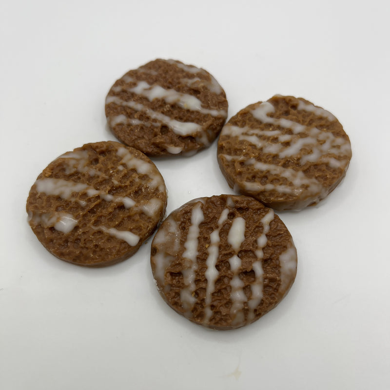 Iced Gingersnap Cookies